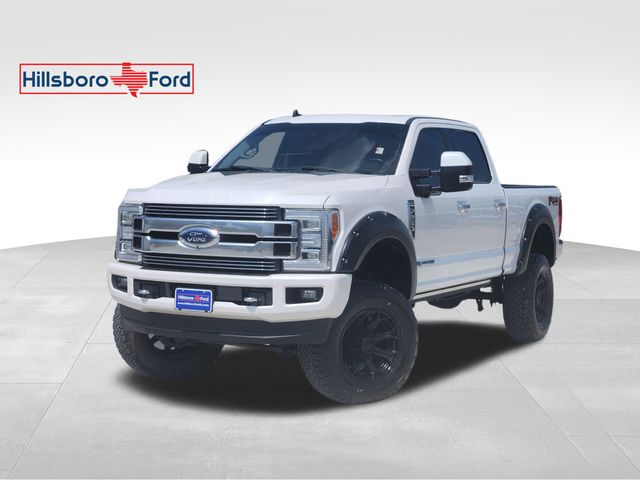 2019 White Platinum Metallic Tri-Coat Ford Super Duty F-250 SRW Limited 4X4 Truck