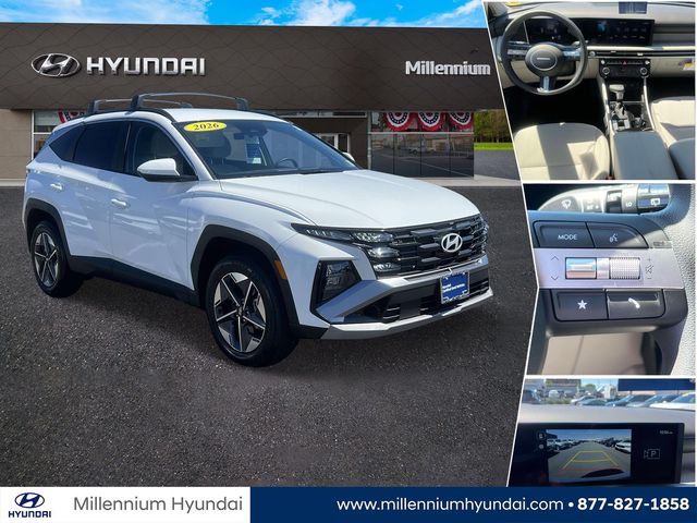 White Pearl 2026 Hyundai Tucson SUV / Crossover All-Wheel Drive 8-Speed Automatic