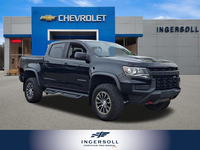 Black 2022 Chevrolet Colorado Pickup Truck Four-Wheel Drive 8-Speed Automatic