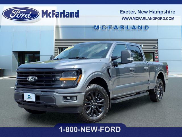 Gray 2024 Ford F-150 Pickup Truck Four-Wheel Drive Automatic