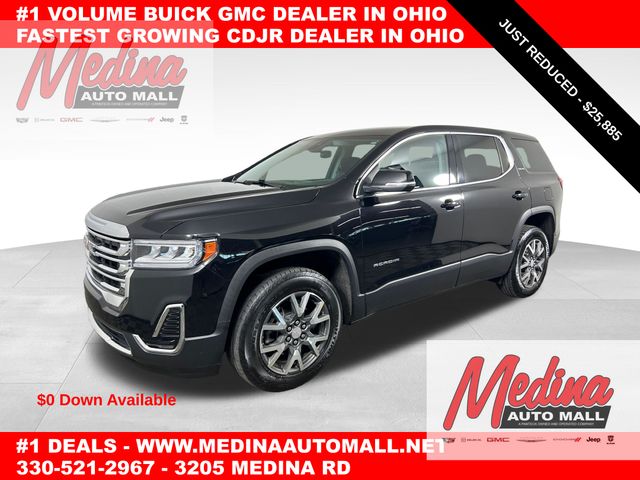 Black (Ebony Twilight Metallic) 2023 GMC Acadia SUV / Crossover Front-Wheel Drive 9-Speed Automatic