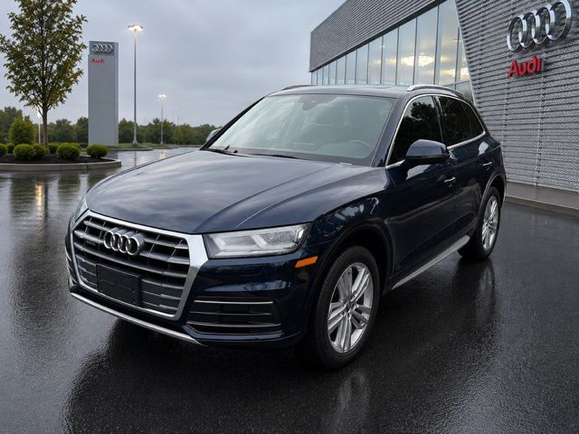 Moonlight Blue Metallic 2018 Audi Q5 SUV / Crossover All-Wheel Drive 7-Speed Automatic