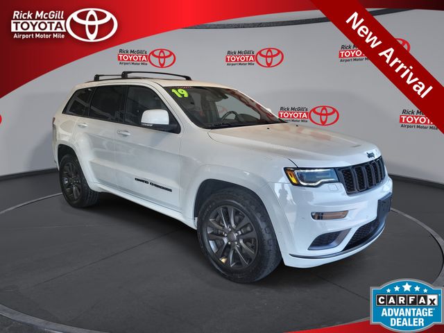 Bright White Clearcoat 2019 Jeep Grand Cherokee SUV / Crossover Four-Wheel Drive 8-Speed Automatic