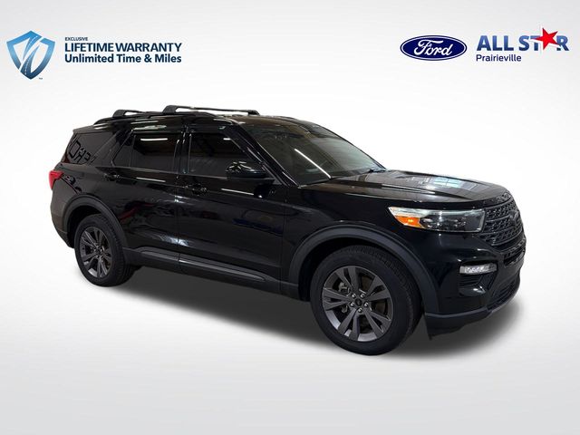 Black Metallic 2022 Ford Explorer SUV / Crossover All-Wheel Drive Automatic