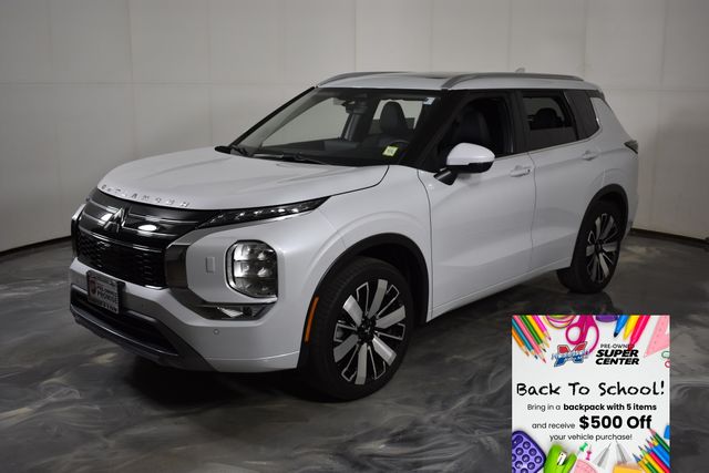 White Diamond 2025 Mitsubishi Outlander SUV / Crossover Front-Wheel Drive Continuously Variable Transmission