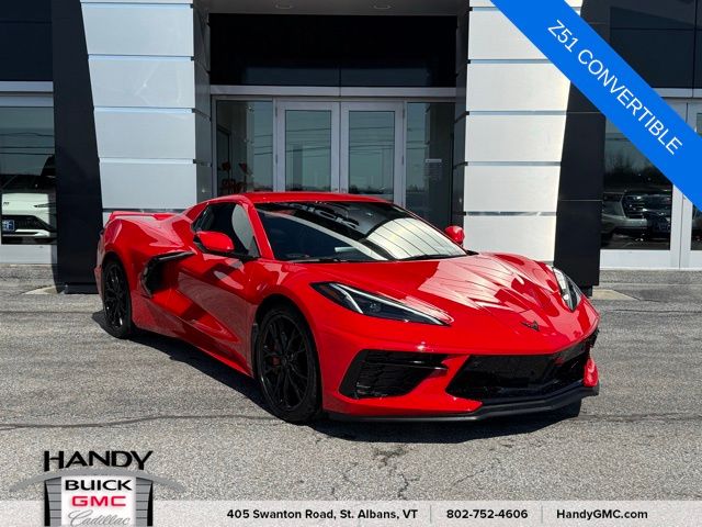 Torch Red 2024 Chevrolet Corvette Stingray 3LT Convertible RWD Convertible Rear-Wheel Drive 8-Speed Dual Clutch