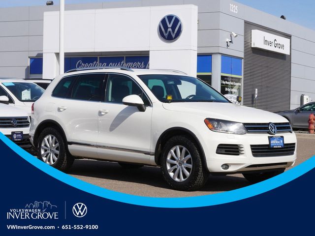 Pure White 2012 Volkswagen Touareg SUV / Crossover 8-Speed Automatic