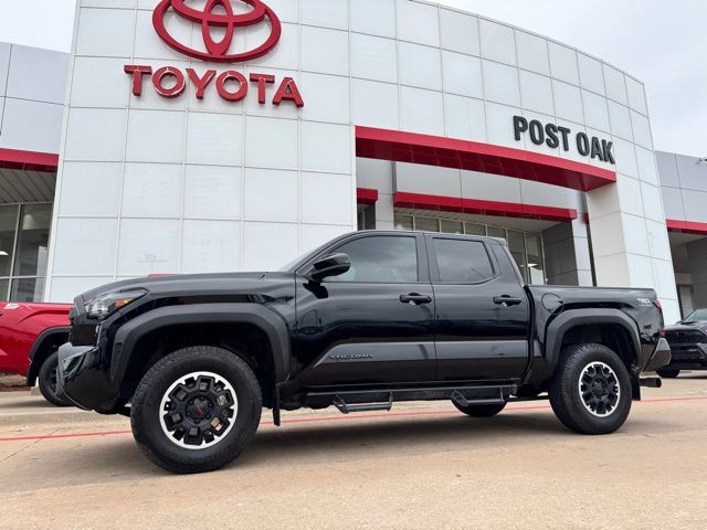 Black 2024 Toyota Tacoma TRD Off-Road Double Cab 4WD Pickup Truck Four-Wheel Drive 8-Speed Automatic