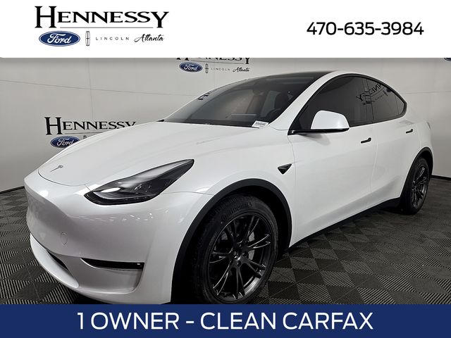 Pearl White 2024 Tesla Model Y Long Range AWD SUV / Crossover All-Wheel Drive 1-Speed Automatic