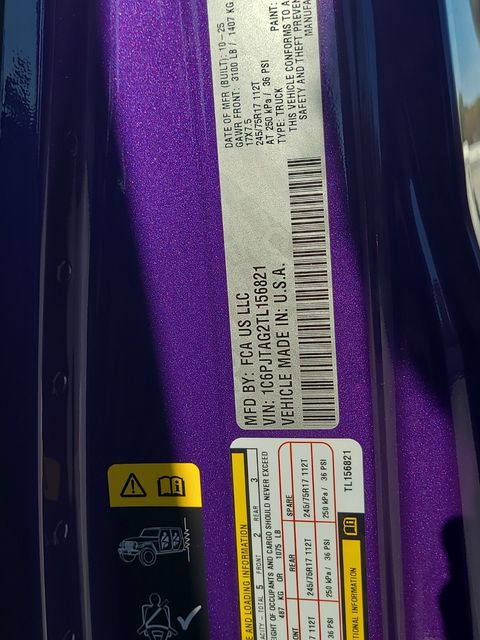 New 2026 Purple Jeep Sport S image 26