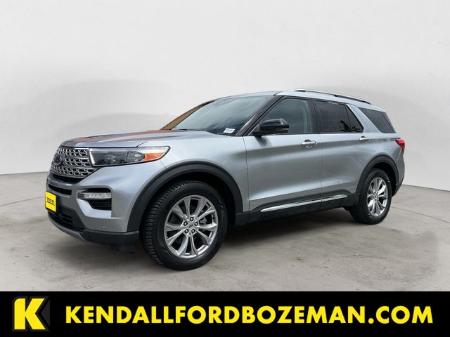 Silver Metallic 2022 Ford Explorer Limited AWD SUV / Crossover All-Wheel Drive Automatic