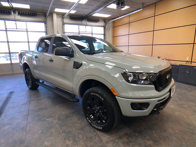 Cactus Gray 2023 Ford Ranger XLT SuperCrew 4WD Pickup Truck Four-Wheel Drive Automatic
