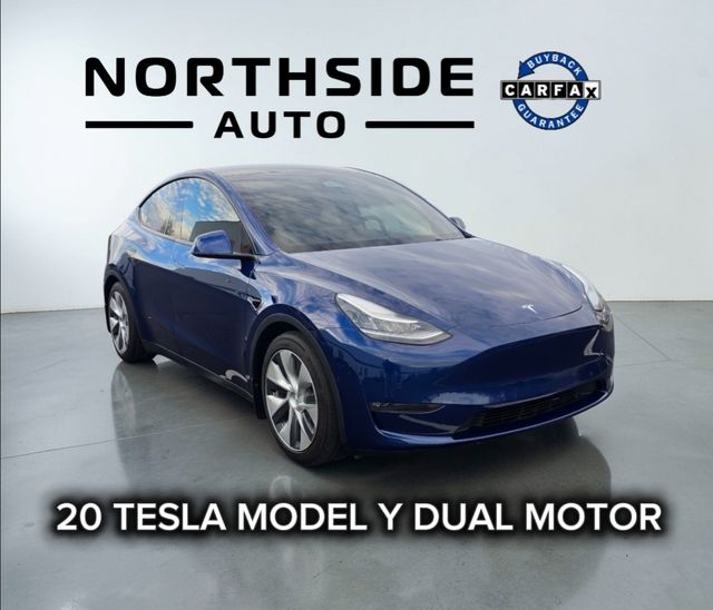 Deep Blue Metallic 2020 Tesla Model Y Performance AWD SUV / Crossover All-Wheel Drive 1-Speed Automatic