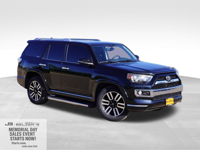 Midnight Black Metallic 2018 Toyota 4Runner Limited SUV / Crossover 4X2 5-Speed Automatic Overdrive