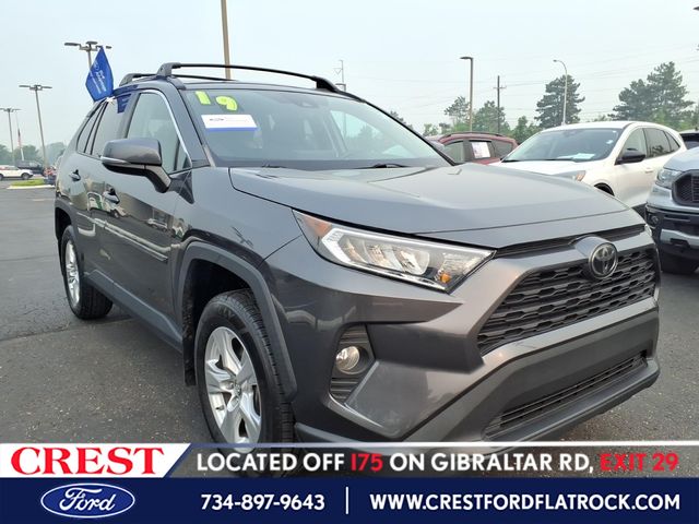 Magnetic Gray Metallic 2019 Toyota RAV4 SUV / Crossover All-Wheel Drive 8-Speed Automatic