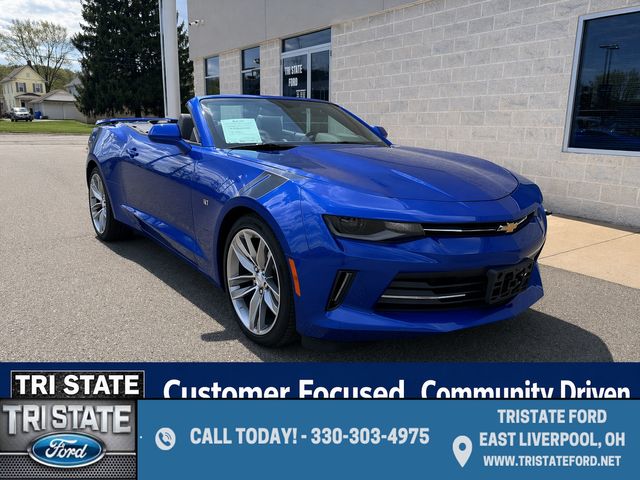 Hyper Blue Metallic 2018 Chevrolet Camaro 2LT Convertible RWD Convertible Rear-Wheel Drive 6-Speed Manual