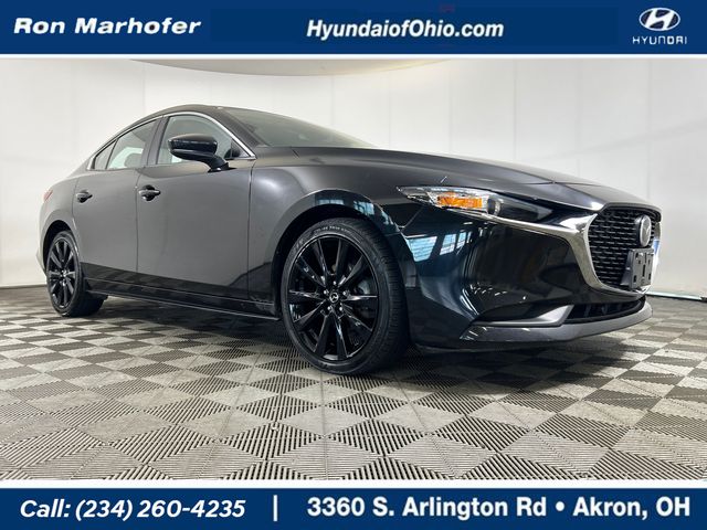 Jet Black Mica 2024 Mazda MAZDA3 Sedan Front-Wheel Drive 6-Speed Automatic