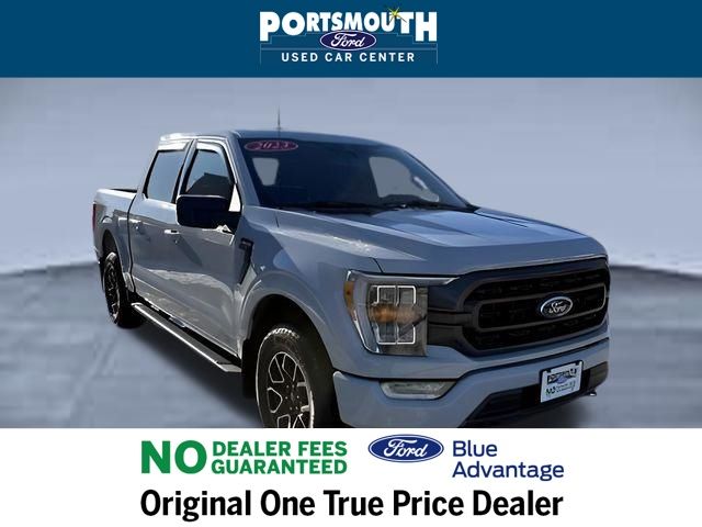 Avalanche Gray 2023 Ford F-150 XLT SuperCrew 4WD Pickup Truck Four-Wheel Drive Automatic