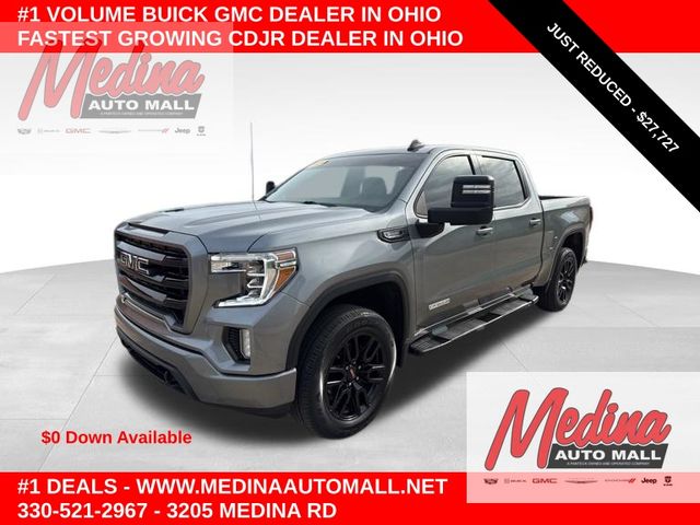 Gray (Satin Steel Metallic) 2021 GMC Sierra 1500 Pickup Truck Four-Wheel Drive Automatic