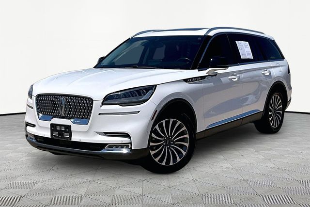 Pristine White Metallic Tri-Coat 2020 Lincoln Aviator SUV / Crossover All-Wheel Drive Automatic