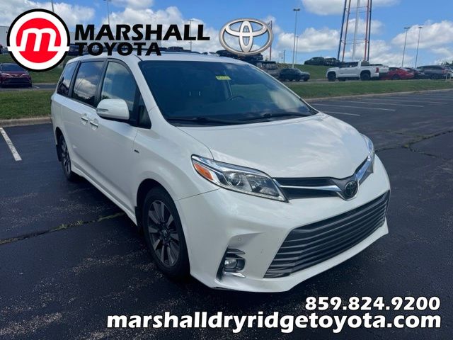White (Blizzard Pearl) 2019 Toyota Sienna Minivan All-Wheel Drive 8-Speed Automatic