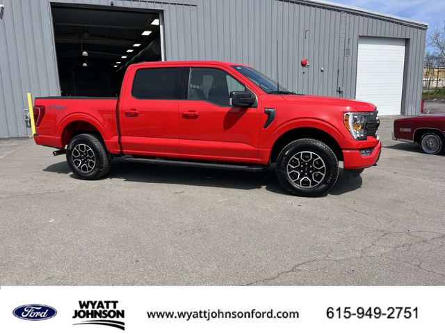 Race Red 2023 Ford F-150 XLT SuperCrew 4WD Pickup Truck Four-Wheel Drive Automatic