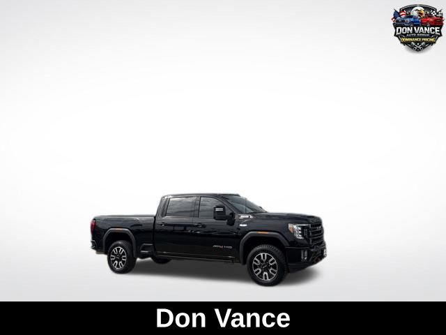 Onyx Black 2023 GMC Sierra 3500HD AT4 Crew Cab 4WD Pickup Truck Four-Wheel Drive Automatic