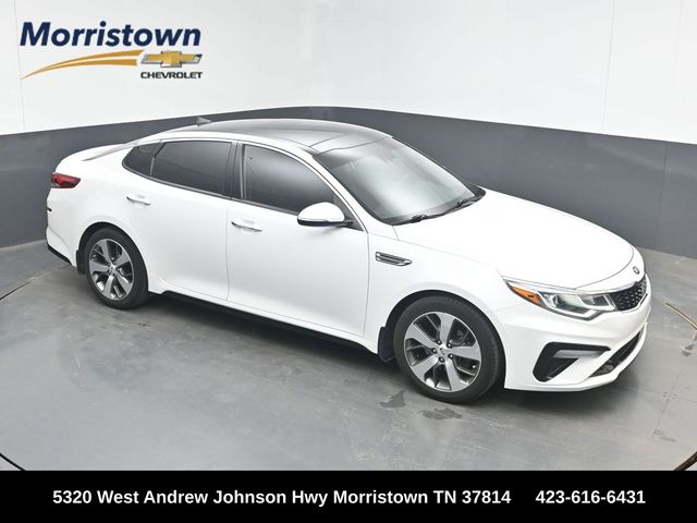 Snow White Pearl 2020 Kia Optima Sedan Front-Wheel Drive 6-Speed Automatic