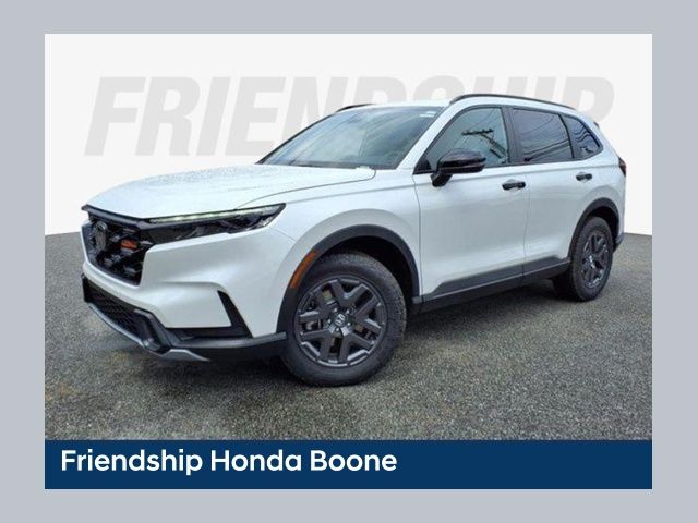 Platinum White 2026 Honda CR-V Hybrid TrailSport AWD SUV / Crossover All-Wheel Drive Continuously Variable Transmission