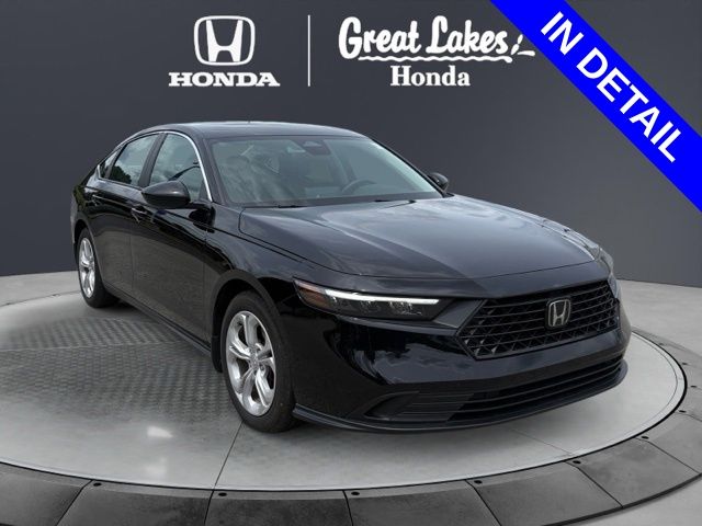 Crystal Black Pearl 2025 Honda Accord Sedan Front-Wheel Drive Continuously Variable Transmission