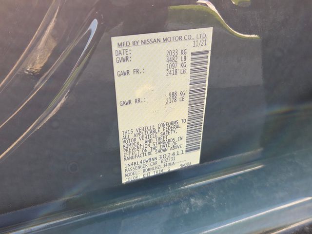 Used 2022 Nissan Altima Sedan
