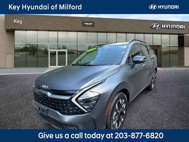 Shadow Matte Gray 2023 Kia Sportage Hybrid Plug-In SUV / Crossover All-Wheel Drive 6-Speed Automatic