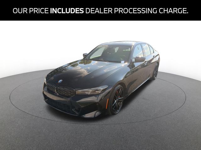 Black Sapphire Metallic 2024 BMW 3 Series Sedan All-Wheel Drive 8-Speed Automatic