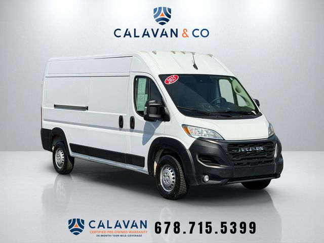 Bright White Clearcoat 2025 RAM ProMaster Van 9-Speed Automatic
