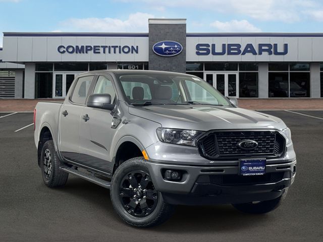 Gray Metallic 2021 Ford Ranger Pickup Truck Four-Wheel Drive Automatic