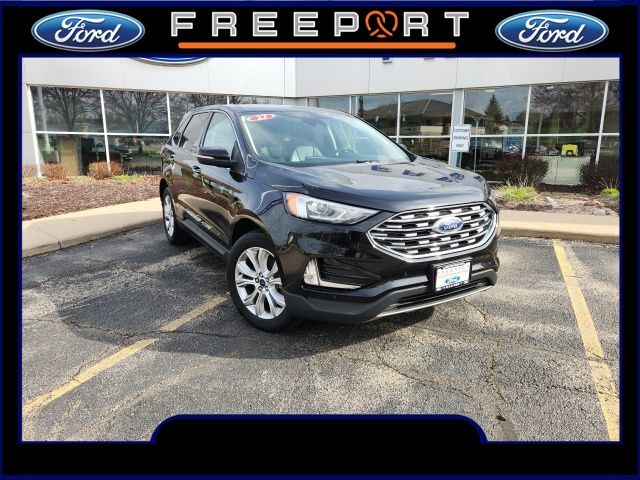 Agate Black Metallic 2022 Ford Edge SUV / Crossover All-Wheel Drive 8-Speed Automatic