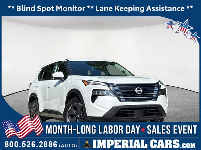 Everest White Pearl 2025 Nissan Rogue SUV / Crossover All-Wheel Drive Continuously Variable Transmission