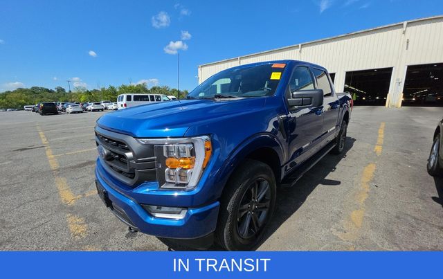 Blue Metallic 2023 Ford F-150 Pickup Truck Four-Wheel Drive Automatic