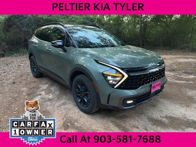 Jungle Green/Ebony Black Roof 2024 Kia Sportage X-Pro AWD SUV / Crossover All-Wheel Drive 8-Speed Automatic