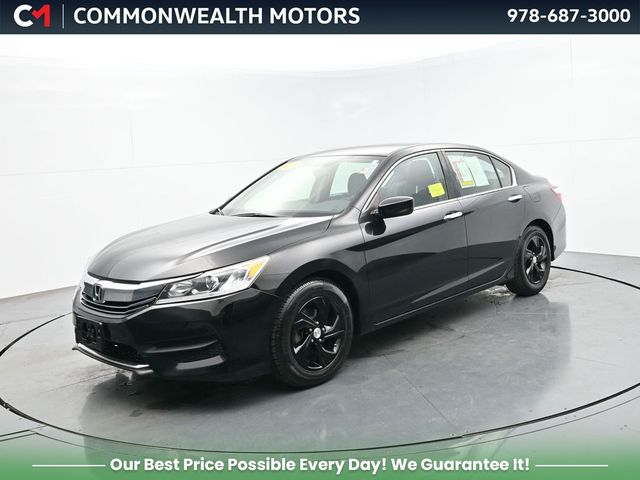 Black 2017 Honda Accord Sedan Front-Wheel Drive Continuously Variable Transmission
