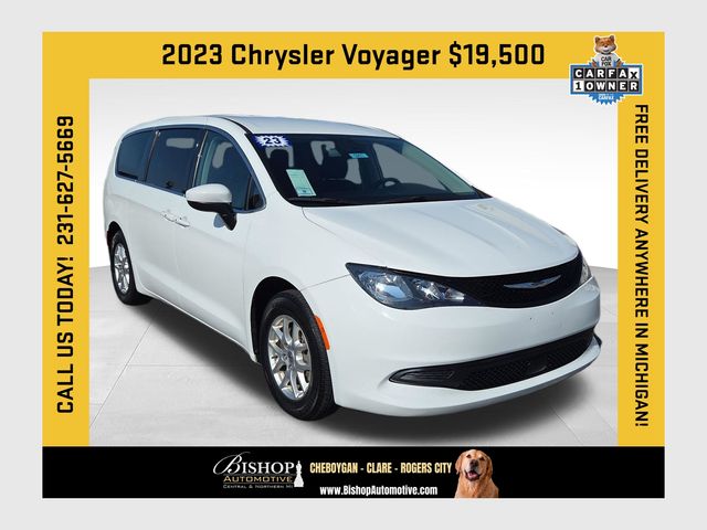 Bright White Clearcoat 2023 Chrysler Voyager Minivan Front-Wheel Drive 9-Speed Automatic