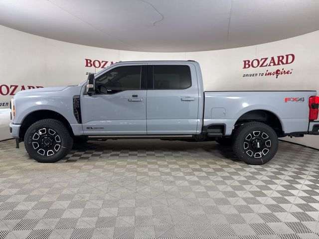 2025 Glacier Gray Metallic TriCoat Ford Super Duty F-350 SRW Platinum 4X4 Truck