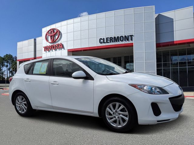 Crystal White Pearl 2012 Mazda MAZDA3 i Grand Touring Hatchback Hatchback Front-Wheel Drive 6-Speed Automatic