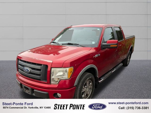 Red Candy Metallic Tinted Clearcoat 2010 Ford F-150 Pickup Truck Four-Wheel Drive 6-Speed Automatic