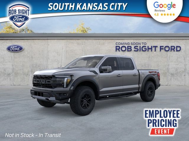 Carbonized Gray Metallic 2026 Ford F-150 Raptor SuperCrew 4WD Pickup Truck Four-Wheel Drive Automatic