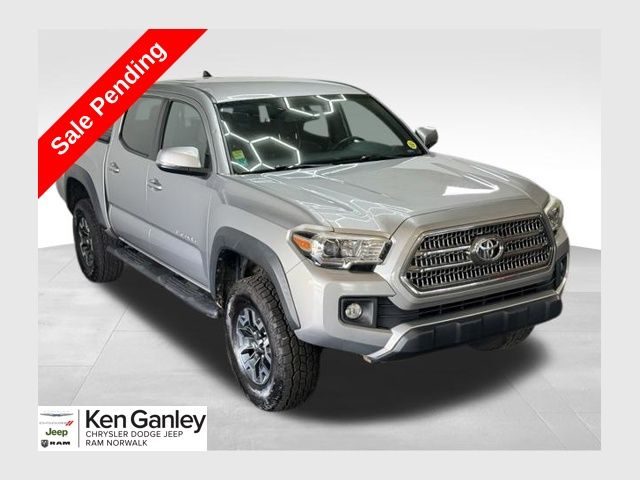 Silver Sky Metallic 2016 Toyota Tacoma Pickup Truck Four-Wheel Drive 6-Speed Manual