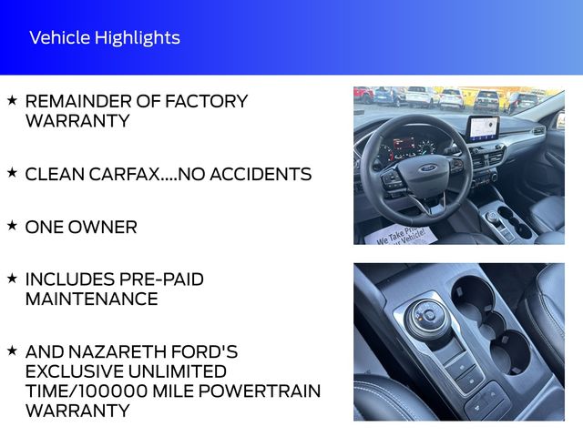 used 2022 Ford Escape car, priced at $18,500