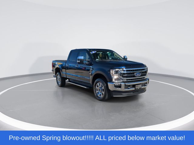 Used 2021 Blue Ford Lariat image 2