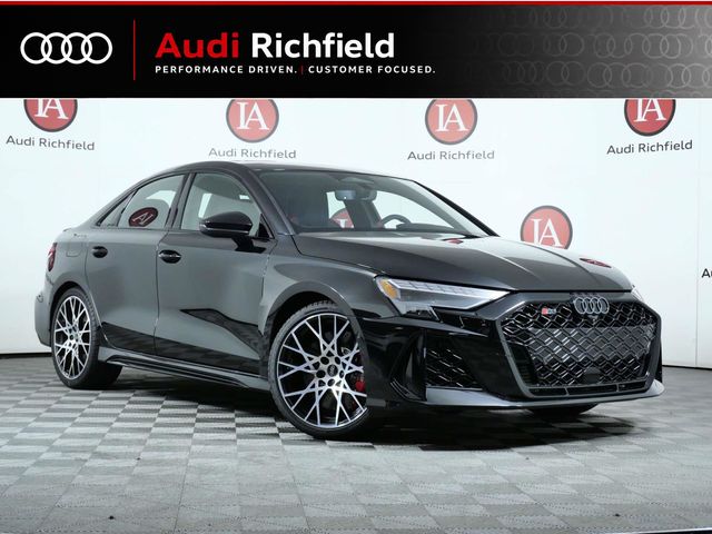 Black 2026 Audi RS 3 Sedan All-Wheel Drive 7-Speed Automatic
