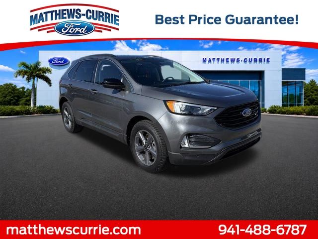 Gray Metallic 2022 Ford Edge SEL AWD SUV / Crossover All-Wheel Drive 8-Speed Automatic